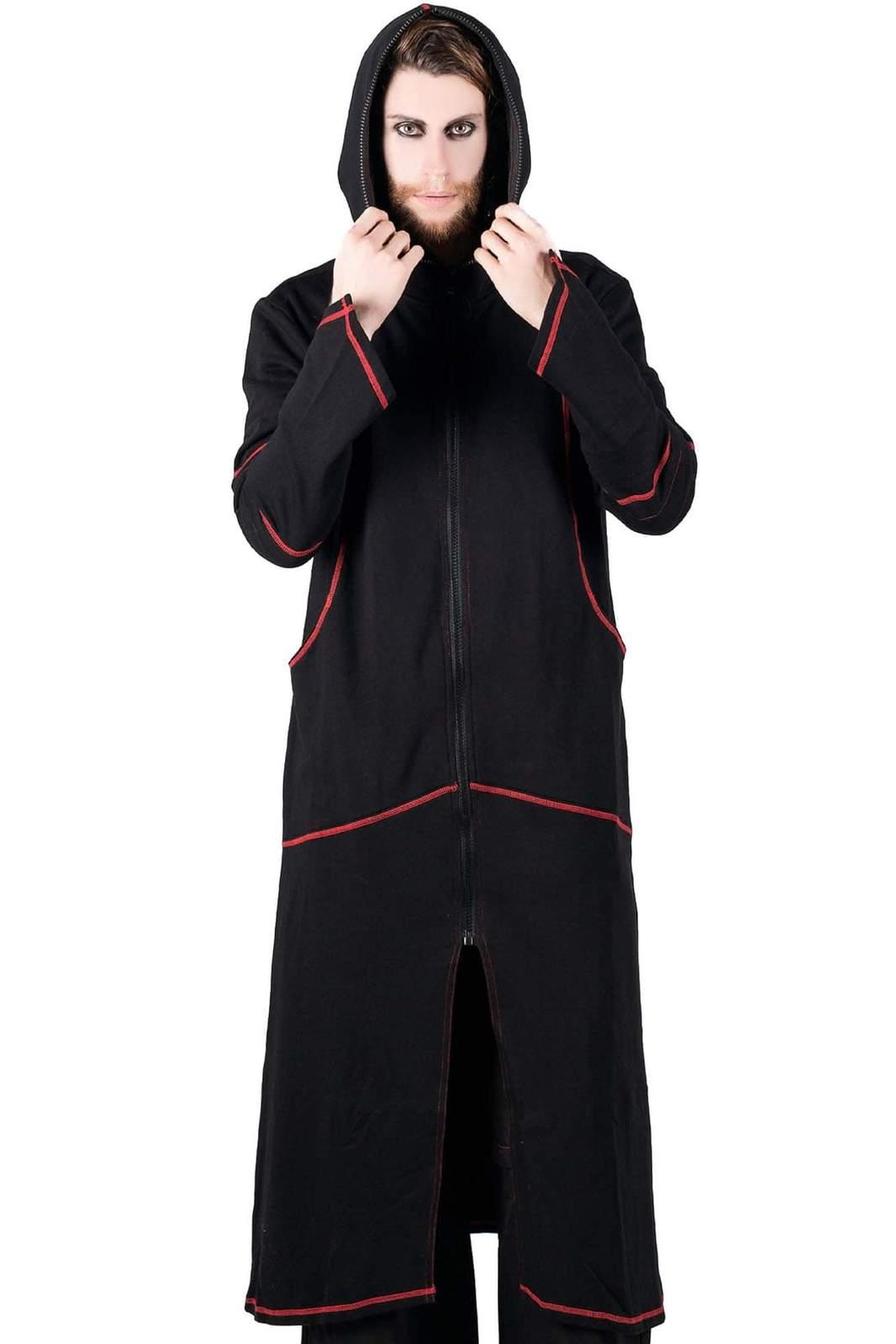 Darkside Long Coat - mens outerwear - VampireFreaks - Killstar