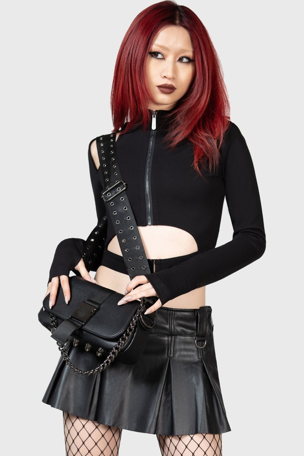 Darkwave Shoulder Bag - bags & wallets - VampireFreaks - Killstar