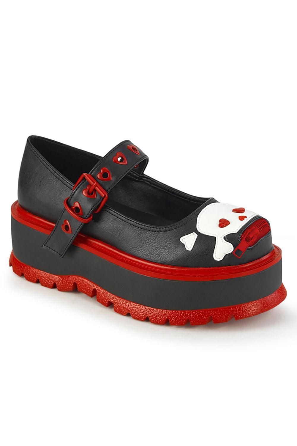 Darling But Dead Mary Janes [SLACKER - 27 Platforms] - womens shoes - VampireFreaks - Demonia