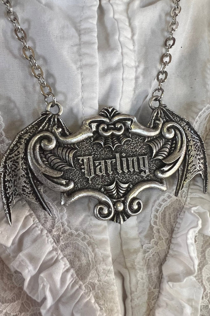 Darling Coffin Plaque Necklace - jewelry - VampireFreaks - Mother of Hades