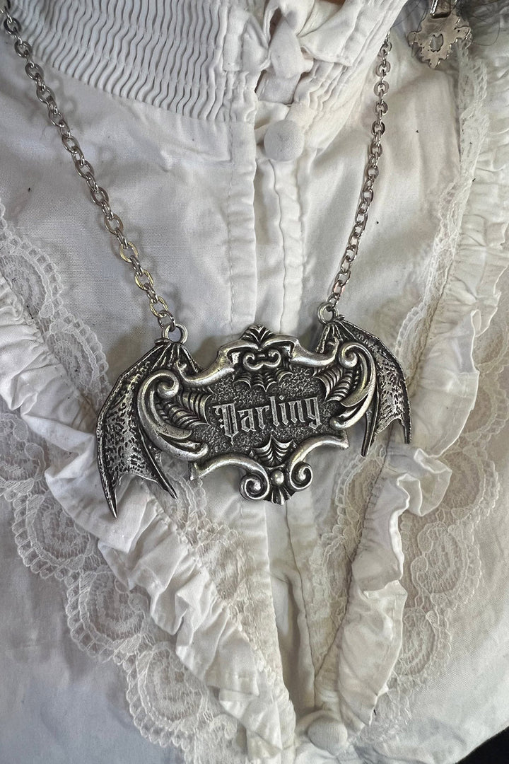 Darling Coffin Plaque Necklace - jewelry - VampireFreaks - Mother of Hades