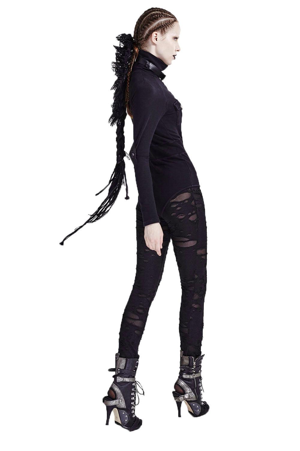 Dawn of Eventide Distressed Leggings - skirts - VampireFreaks - Punk Rave