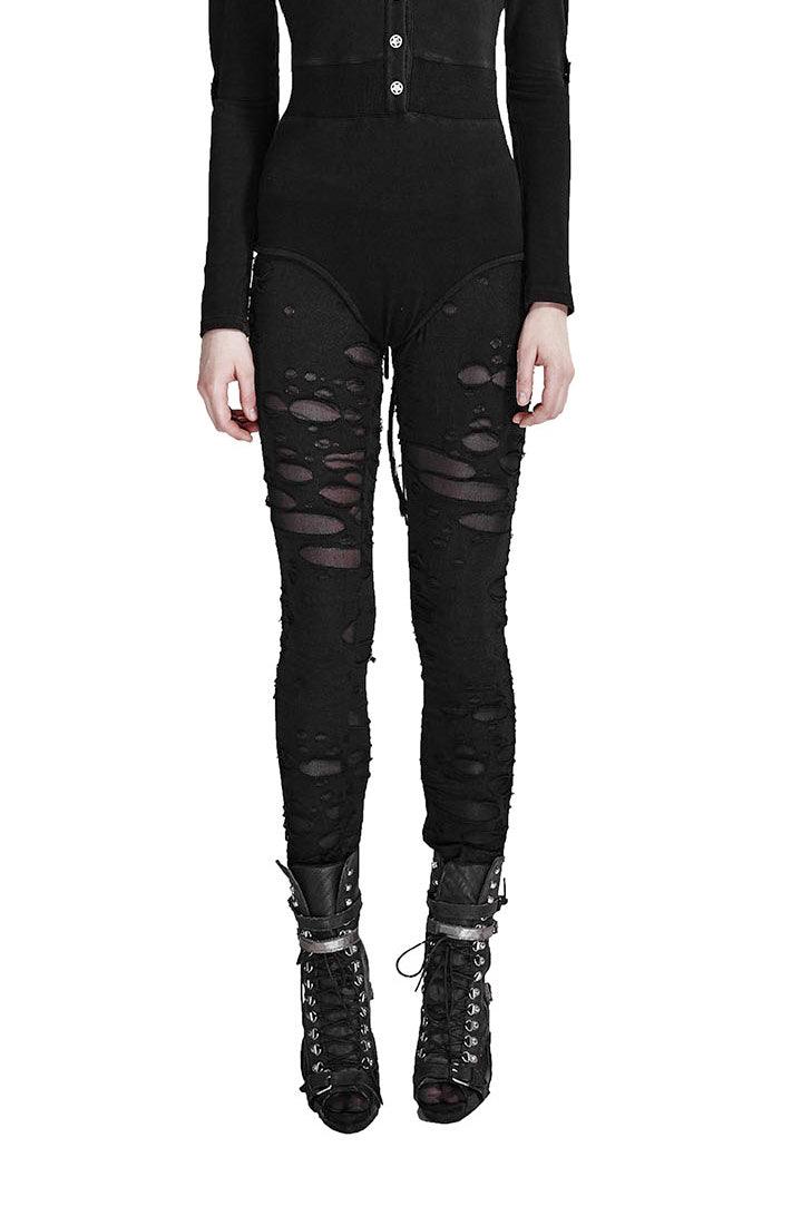 Dawn of Eventide Distressed Leggings - skirts - VampireFreaks - Punk Rave