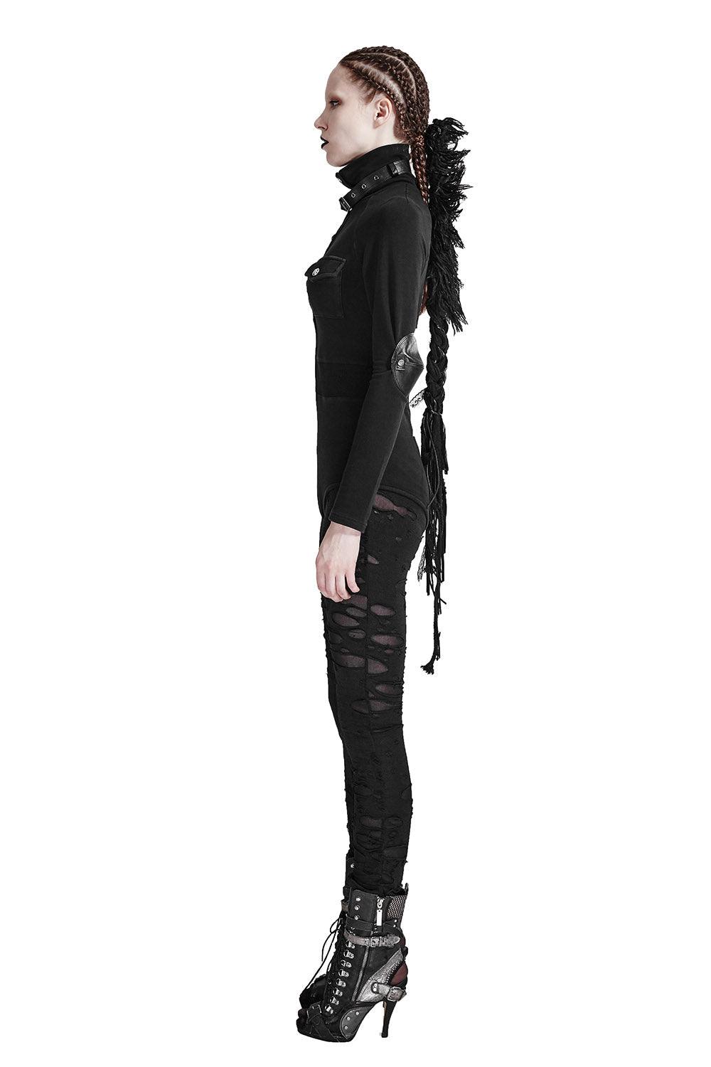 Dawn of Eventide Distressed Leggings - skirts - VampireFreaks - Punk Rave