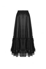 Dead Dahlias Maxi Skirt - skirts - VampireFreaks - Dark In Love
