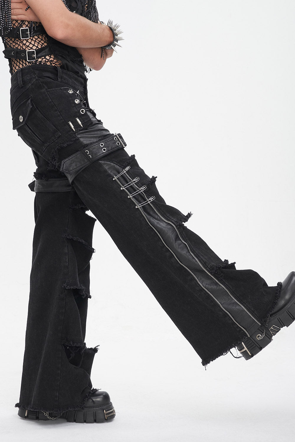 Dead Fest Flared Bullet Pants - mens pants - VampireFreaks - Devil Fashion