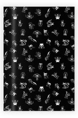 dead goth Friends Wrapping Paper [30" X 196"] - Stationery - VampireFreaks - VampireFreaks