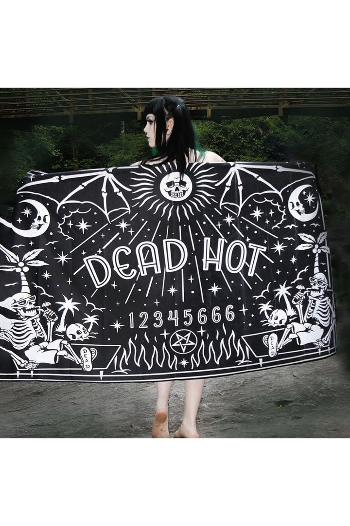 Dead Hot Ouija Rectangle - Shaped Beach Towel - housewares - VampireFreaks - Too Fast