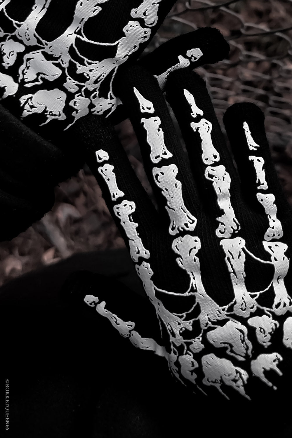 Dead Inside Skeleton Gloves [Full Finger] - gloves & armwarmers - VampireFreaks - VampireFreaks