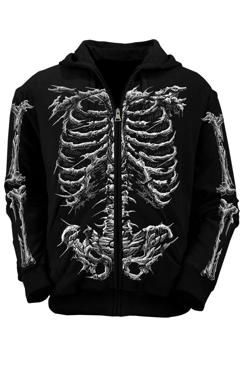 Dead Inside Skeleton Hoodie – VampireFreaks