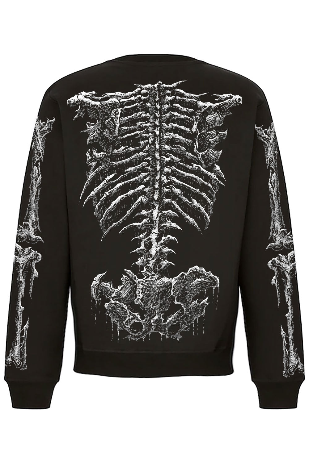 Dead Inside Skeleton Sweatshirt - mens outerwear - VampireFreaks - VampireFreaks