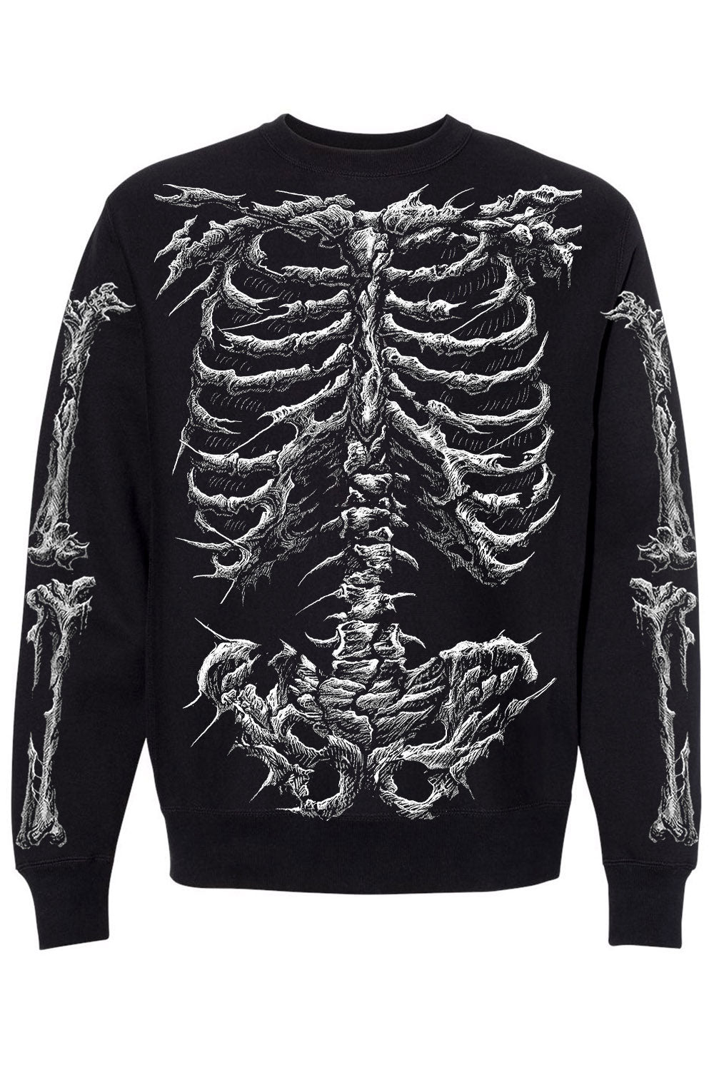 Mens skeleton sweatshirt best sale