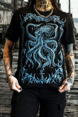 steampunk kraken sea monster cryptid shirt