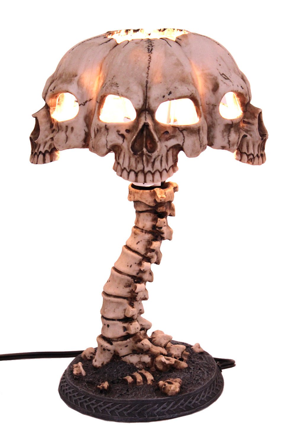 Dead Mans Skull Lamp - housewares - VampireFreaks - Pacific Giftware