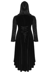 Dead Moon Velvet Coat - womens outerwear - VampireFreaks - Punk Rave