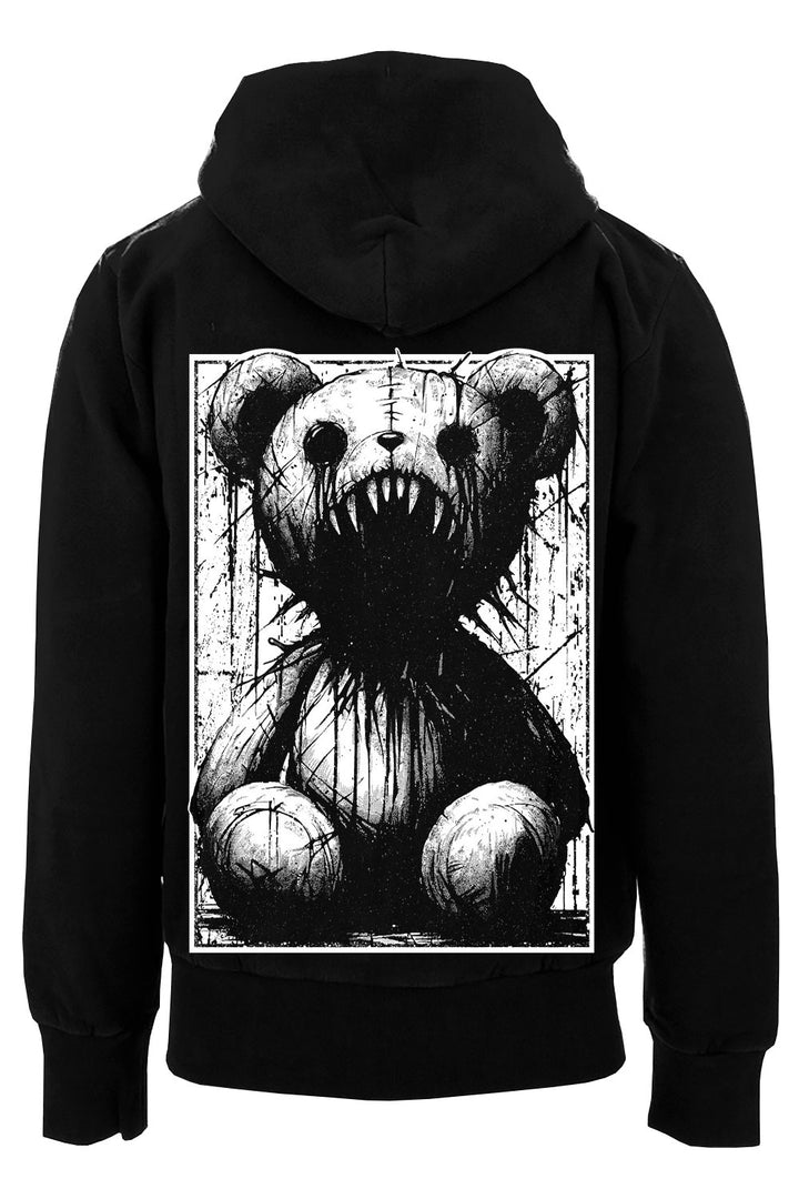 emo teddy bear hoodie jacket 