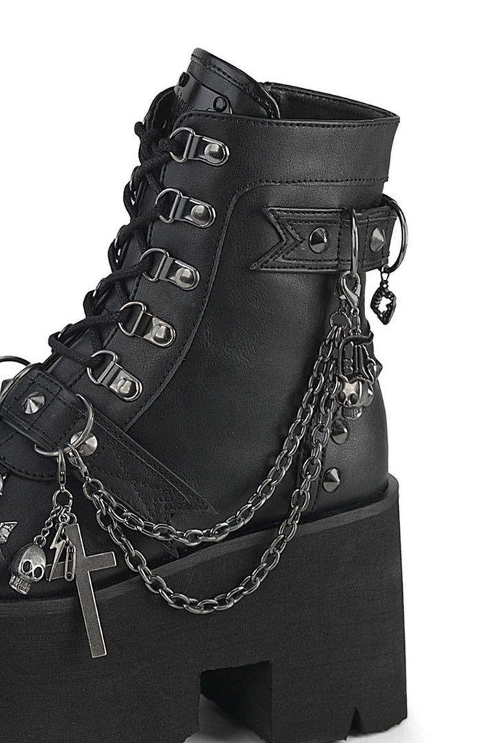 Dead Things Demonia Platform Boots [ASH52/BVL] - womens shoes - VampireFreaks - Demonia