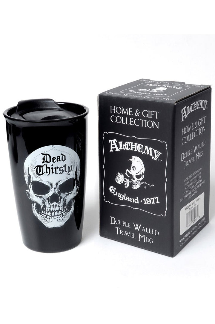 Dead Thirsty: Double Walled Travel Mug - housewares - VampireFreaks - Alchemy