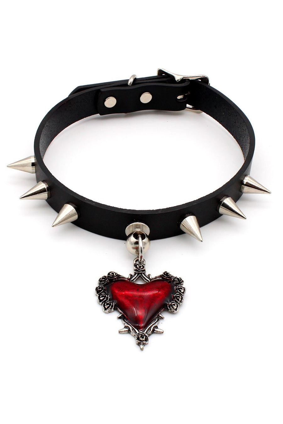 Deadly Devotion Red Heart Choker - chokers - VampireFreaks - Funk Plus