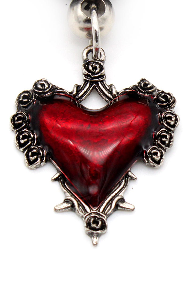 Deadly Devotion Red Heart Choker