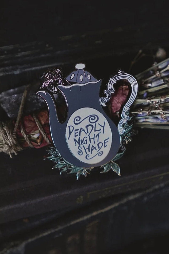 Deadly Nightshade Enamel Pin - pins & patches - VampireFreaks - Lively Ghosts