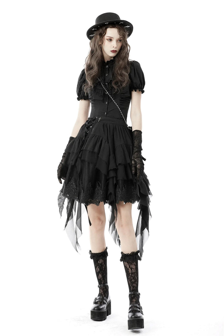 Dearly Departed Layered Skirt - skirts - VampireFreaks - Dark In Love