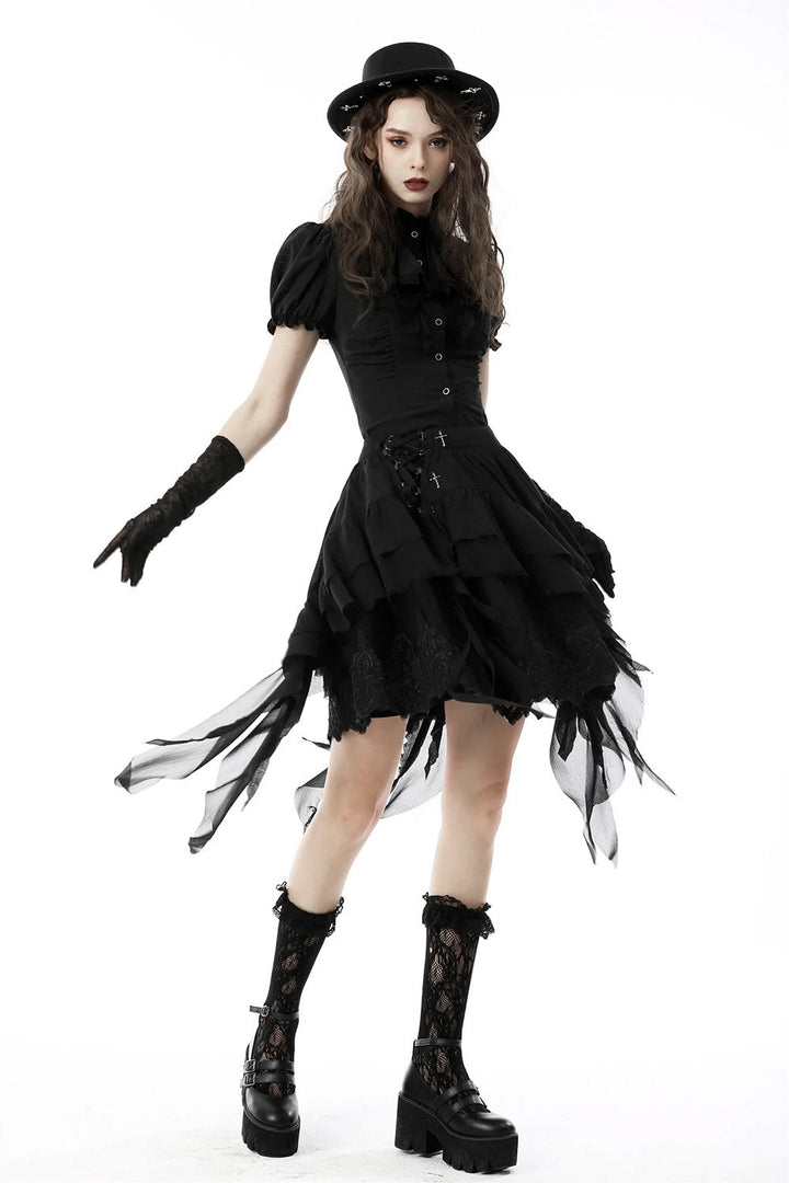 Dearly Departed Layered Skirt - skirts - VampireFreaks - Dark In Love