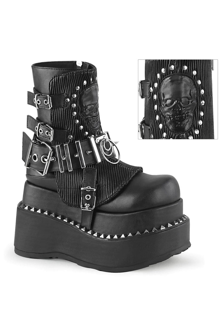 Death Blow Boots [BEAR150/BVL] - womens shoes - VampireFreaks - Demonia