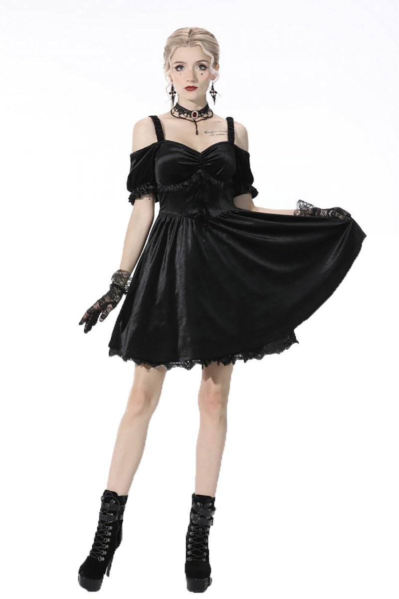 Death by Cyanide Velvet Dress - dresses - VampireFreaks - Dark In Love