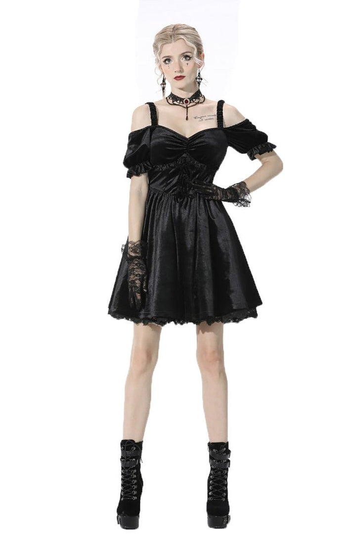 Death by Cyanide Velvet Dress - dresses - VampireFreaks - Dark In Love