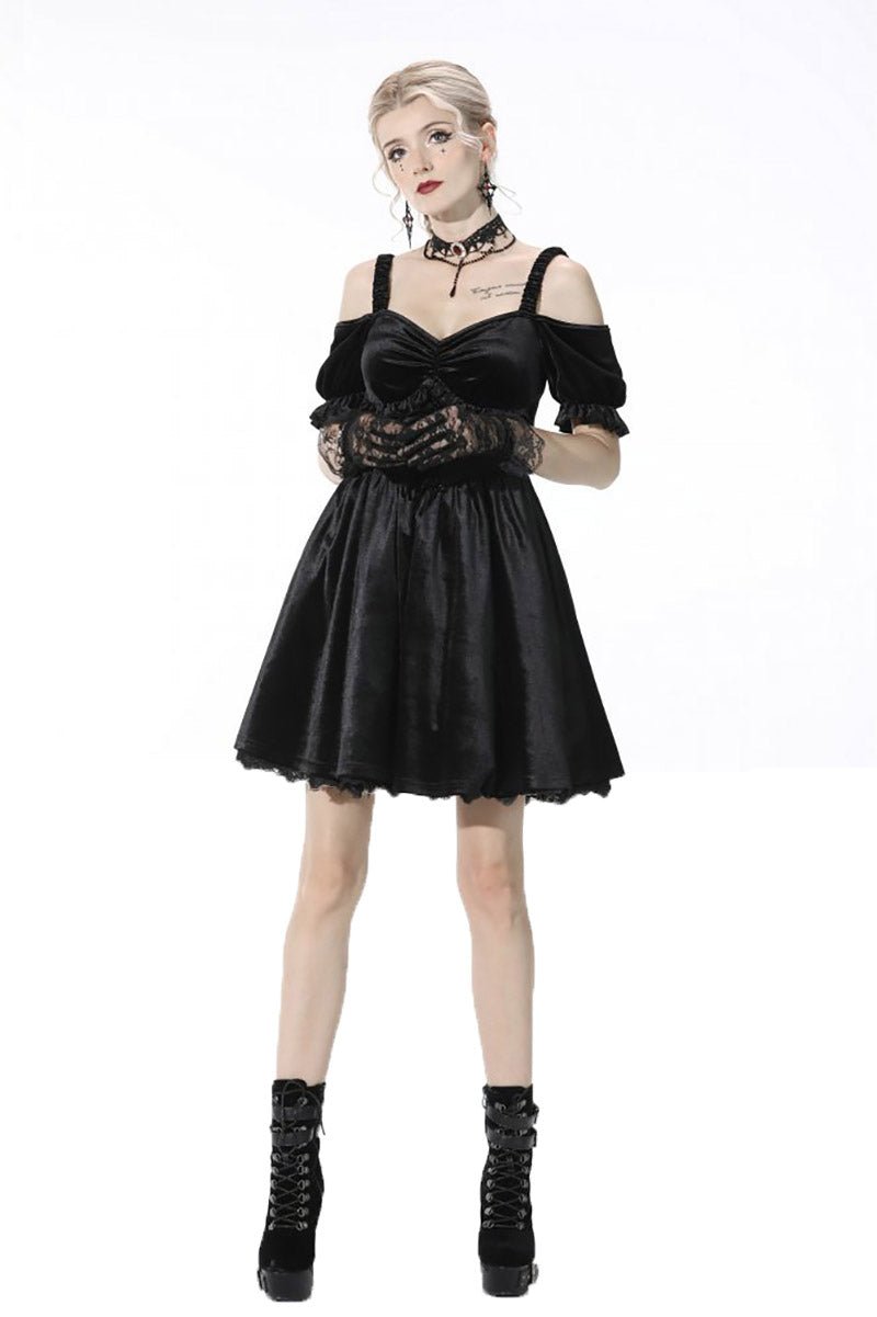 Death by Cyanide Velvet Dress - dresses - VampireFreaks - Dark In Love