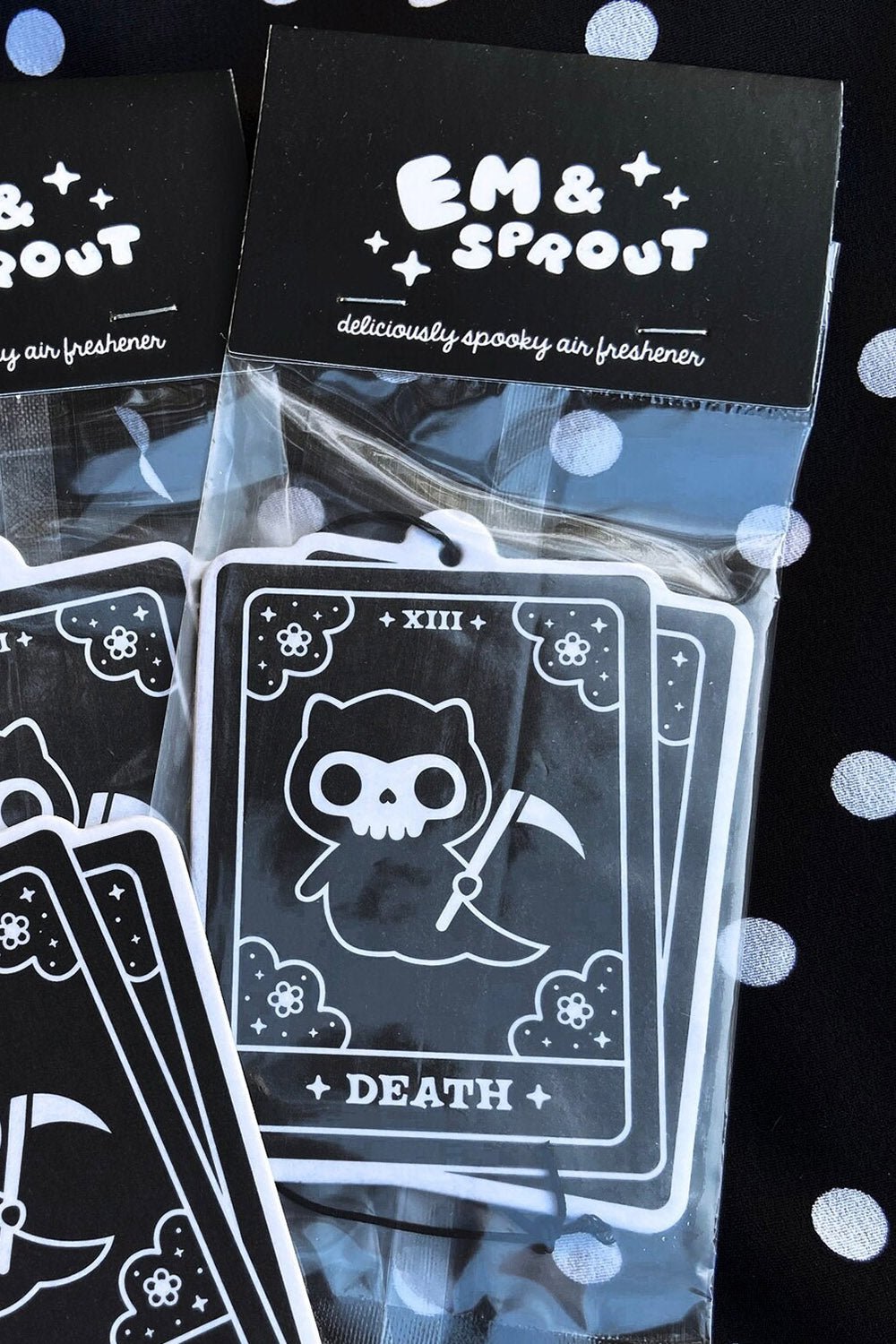 Death Cat Tarot Air Freshener