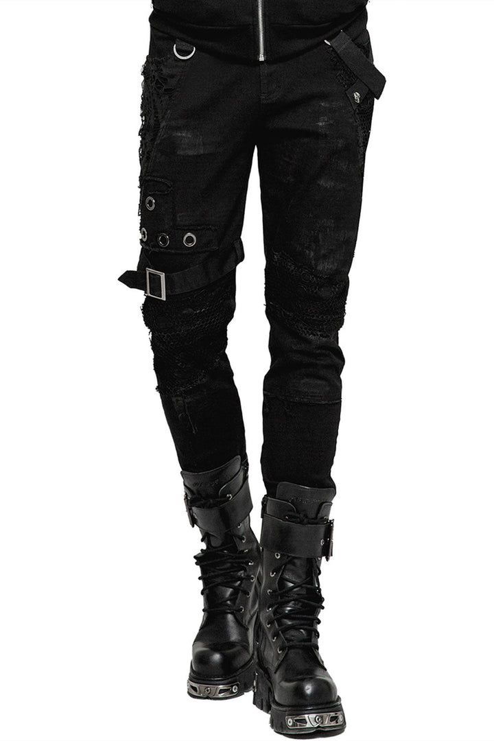 Death Eater Painted Pants - mens pants - VampireFreaks - Punk Rave