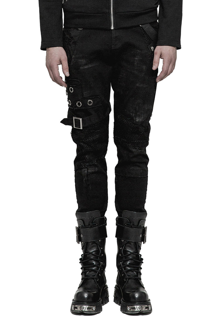 Death Eater Painted Pants - mens pants - VampireFreaks - Punk Rave