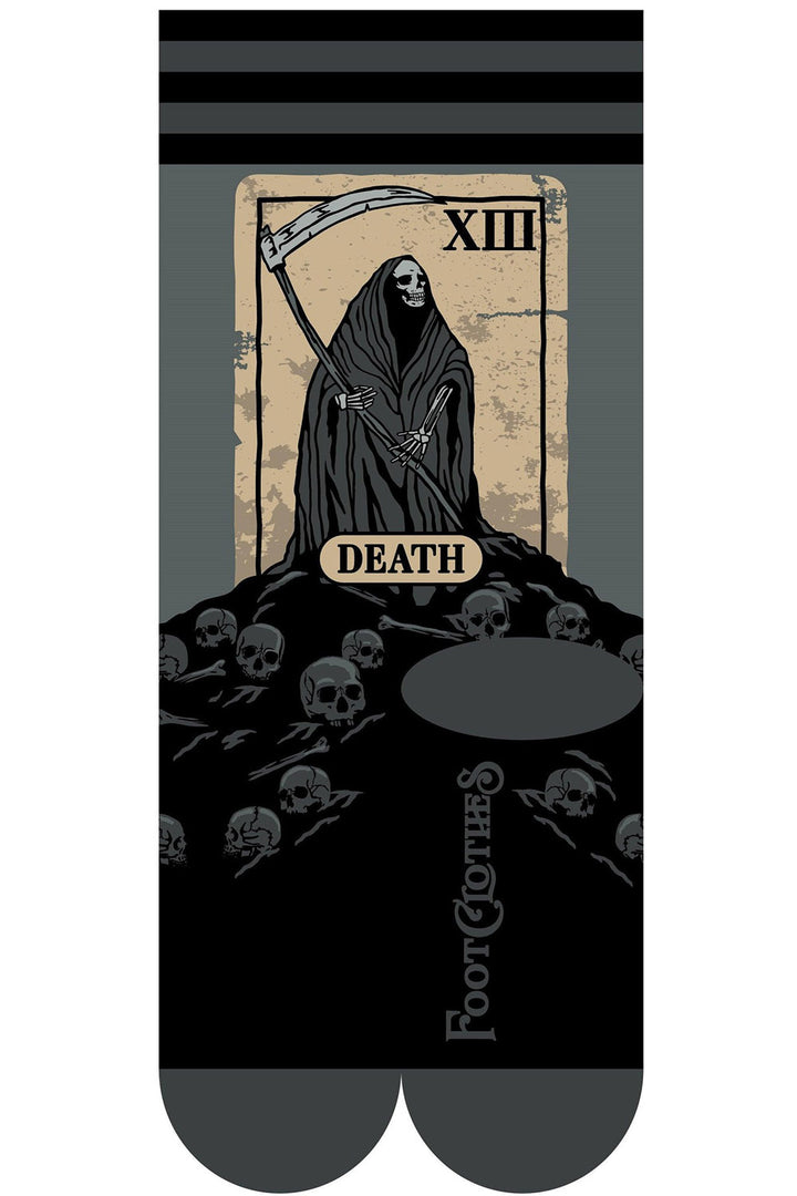Death Tarot Card Crew Socks