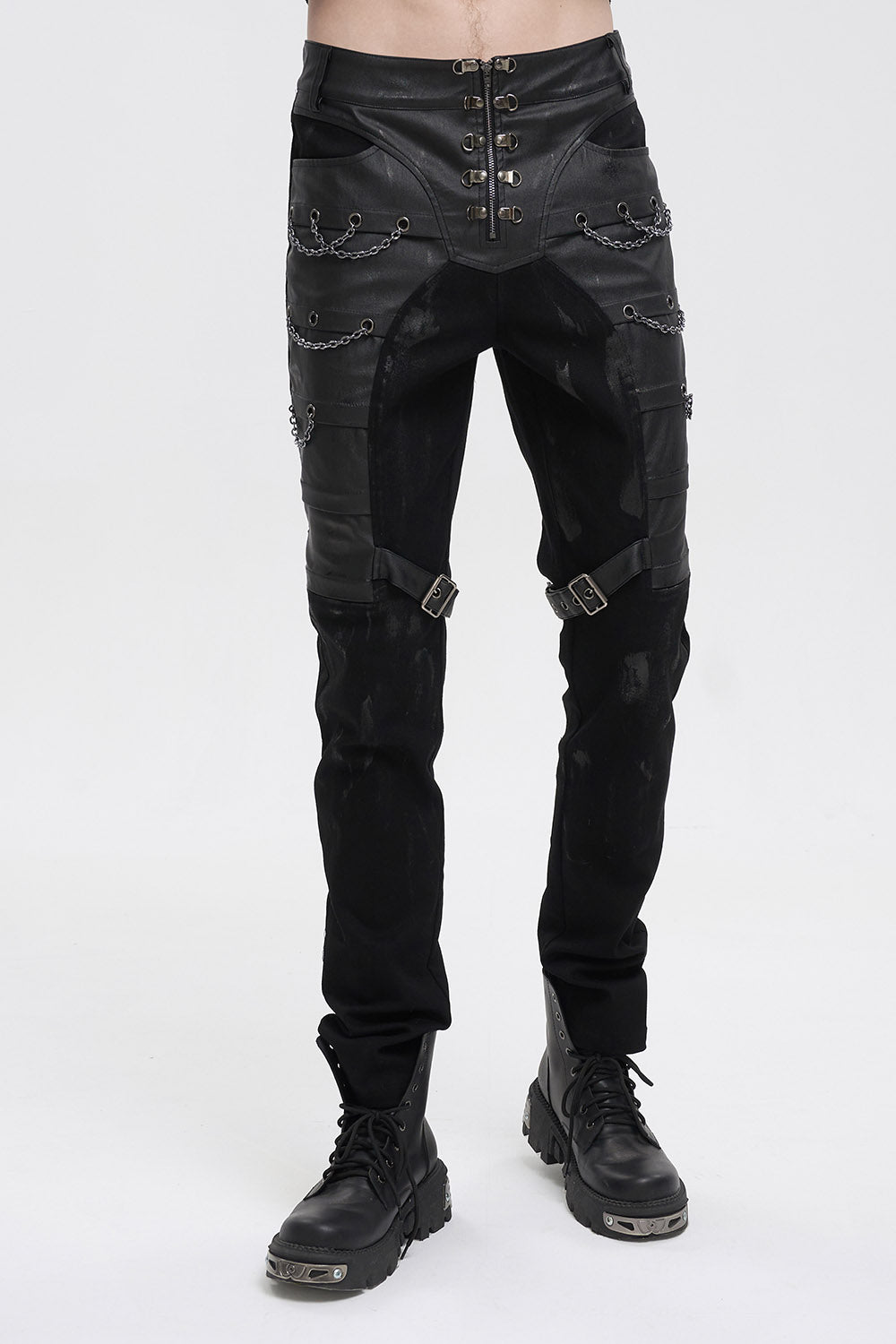 Death in the Desert Moto Pants - mens pants - VampireFreaks - Devil Fashion