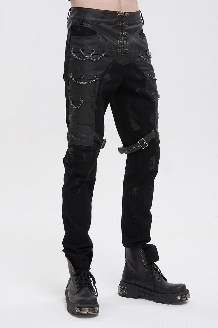 Death in the Desert Moto Pants - mens pants - VampireFreaks - Devil Fashion