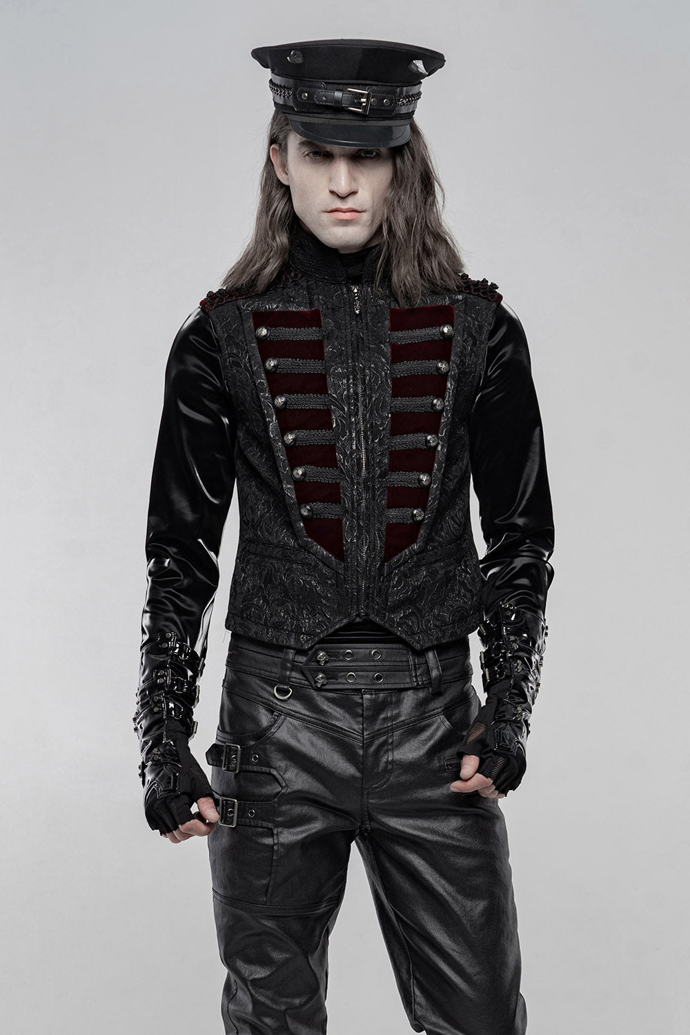 Death March Victorian Goth Vest