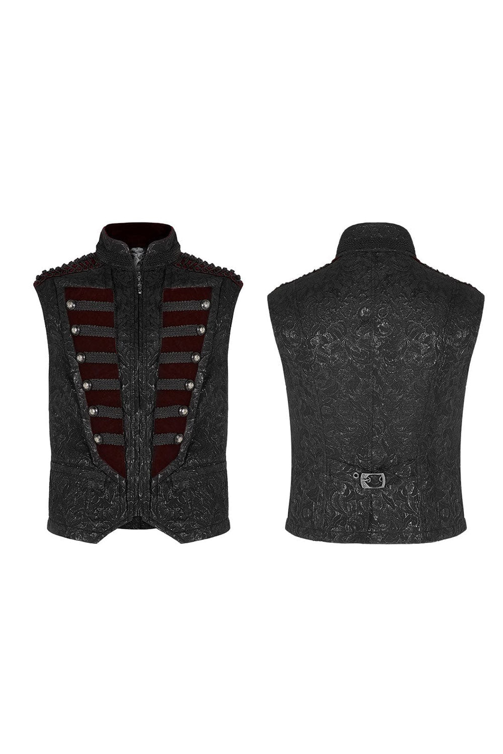 Death March Victorian Goth Vest - mens outerwear - VampireFreaks - Punk Rave