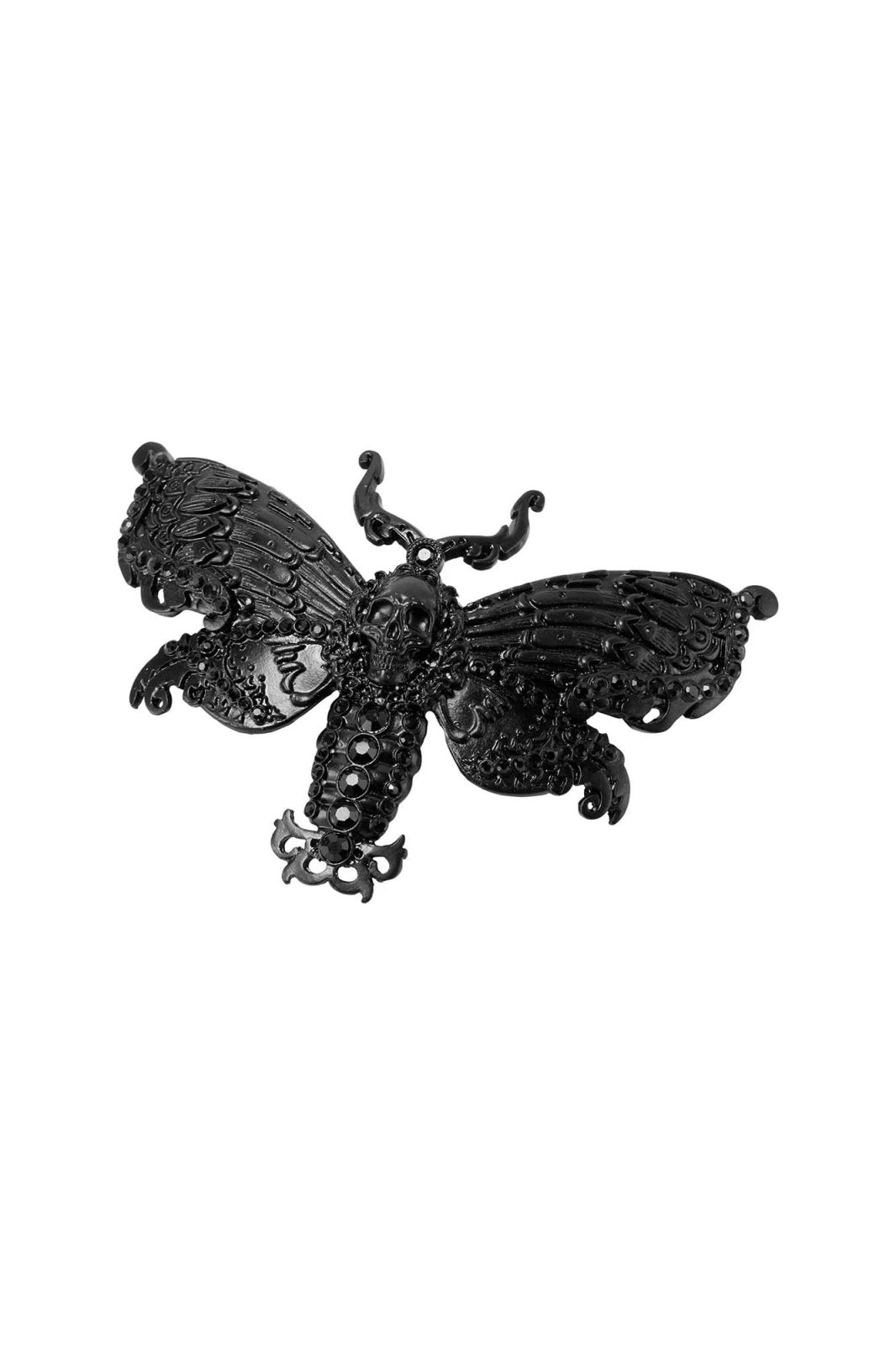 Death Moth Barrette - hats & scarves & headwear - VampireFreaks - Killstar