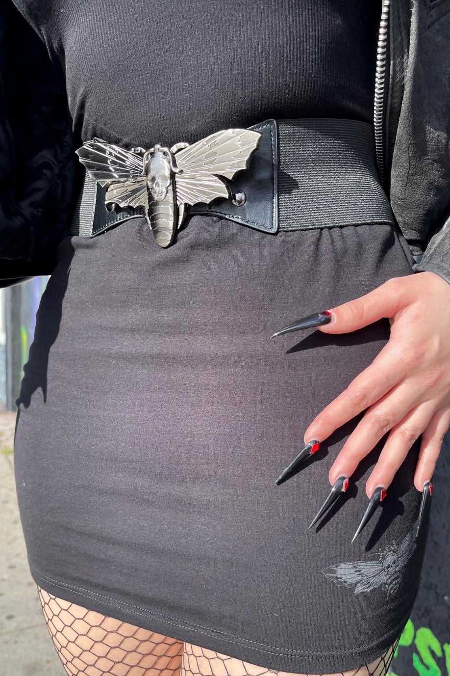 Death Moth Mini Skirt