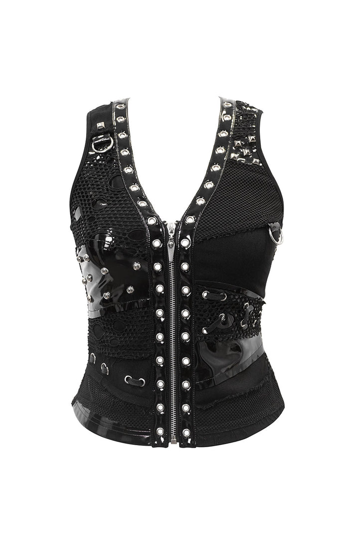 Death of Dawn Vamp Vest - womens tops - VampireFreaks - Devil Fashion