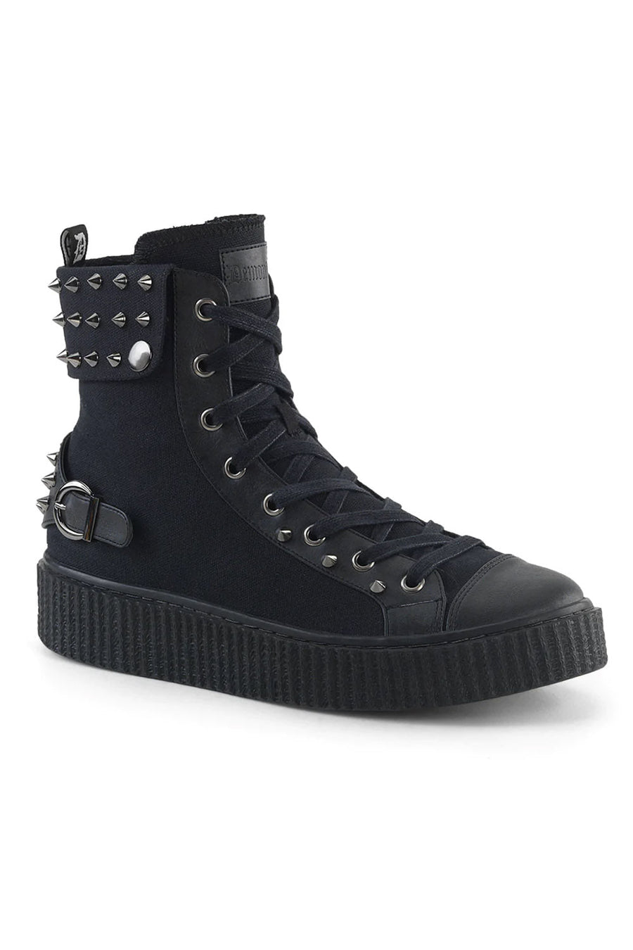 Death Punch Creeper Sneakers [SNK266] - mens shoes - VampireFreaks - Demonia