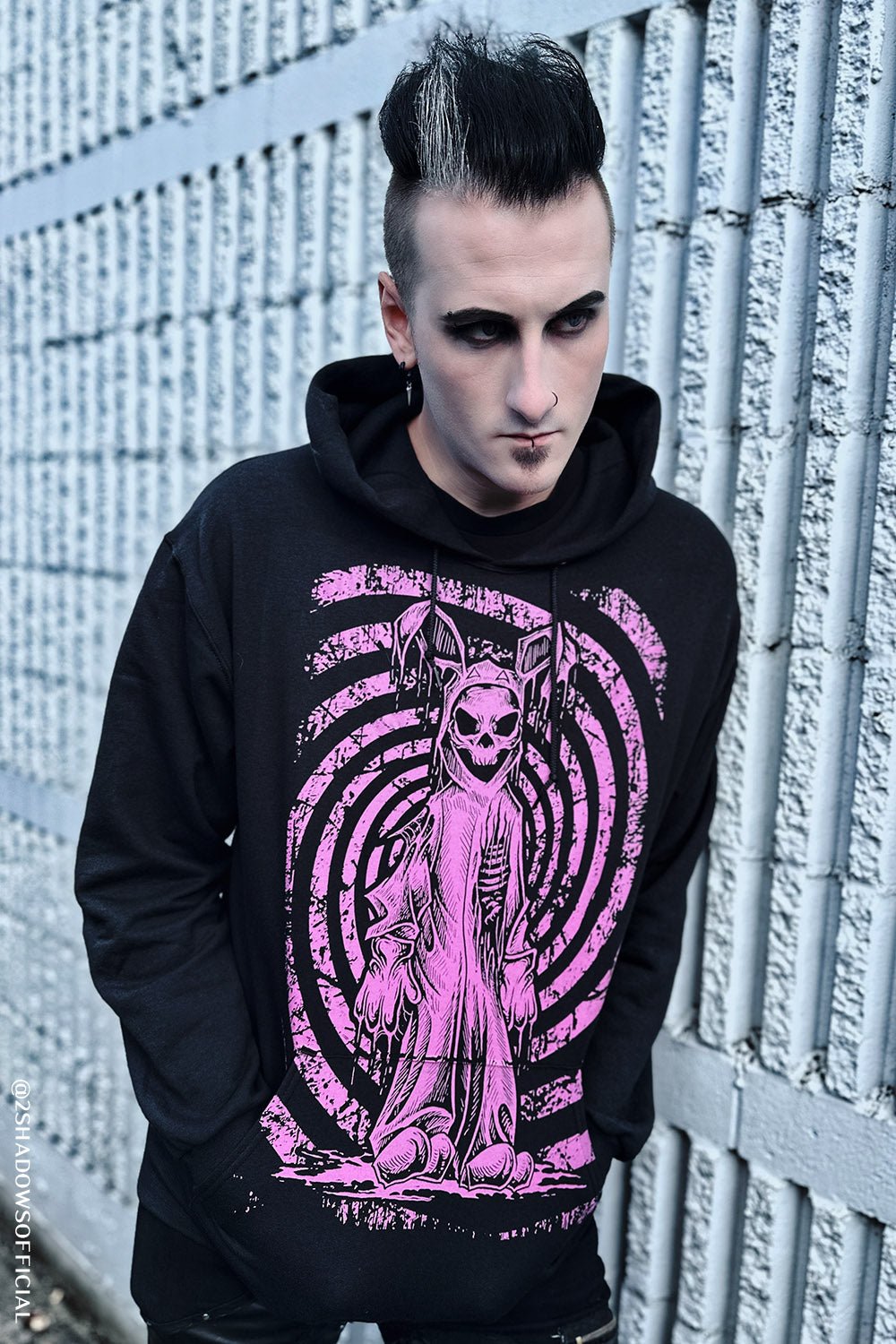 Death Rave Bunny Hoodie [Zipper or Pullover] - mens outerwear - VampireFreaks - VampireFreaks