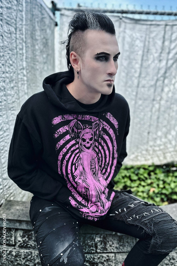 Death Rave Bunny Hoodie [Zipper or Pullover] - mens outerwear - VampireFreaks - VampireFreaks