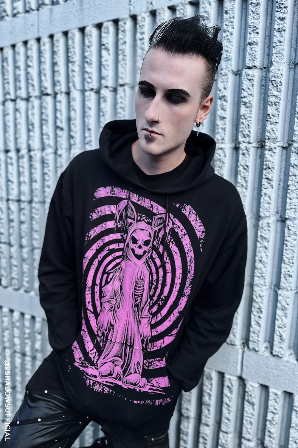 Death Rave Bunny Hoodie [Zipper or Pullover] - mens outerwear - VampireFreaks - VampireFreaks