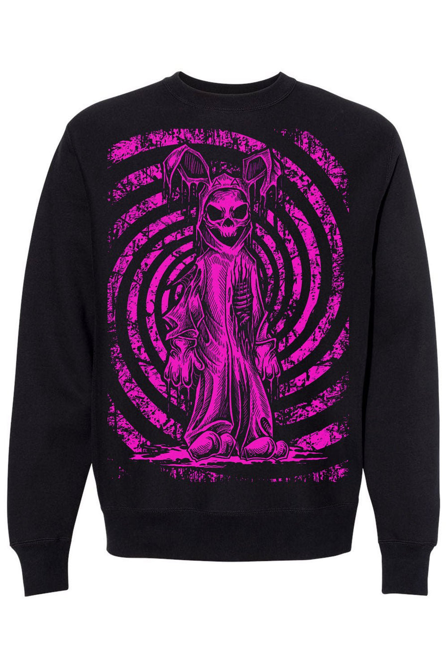 Death Rave Bunny Sweatshirt - mens outerwear - VampireFreaks - VampireFreaks