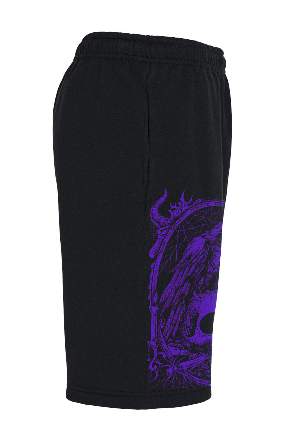 mens gothic sweatshirts with raven print