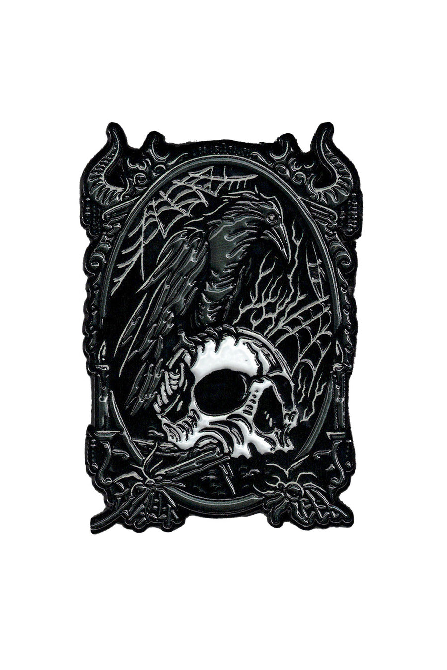 Death Raven Enamel Pin