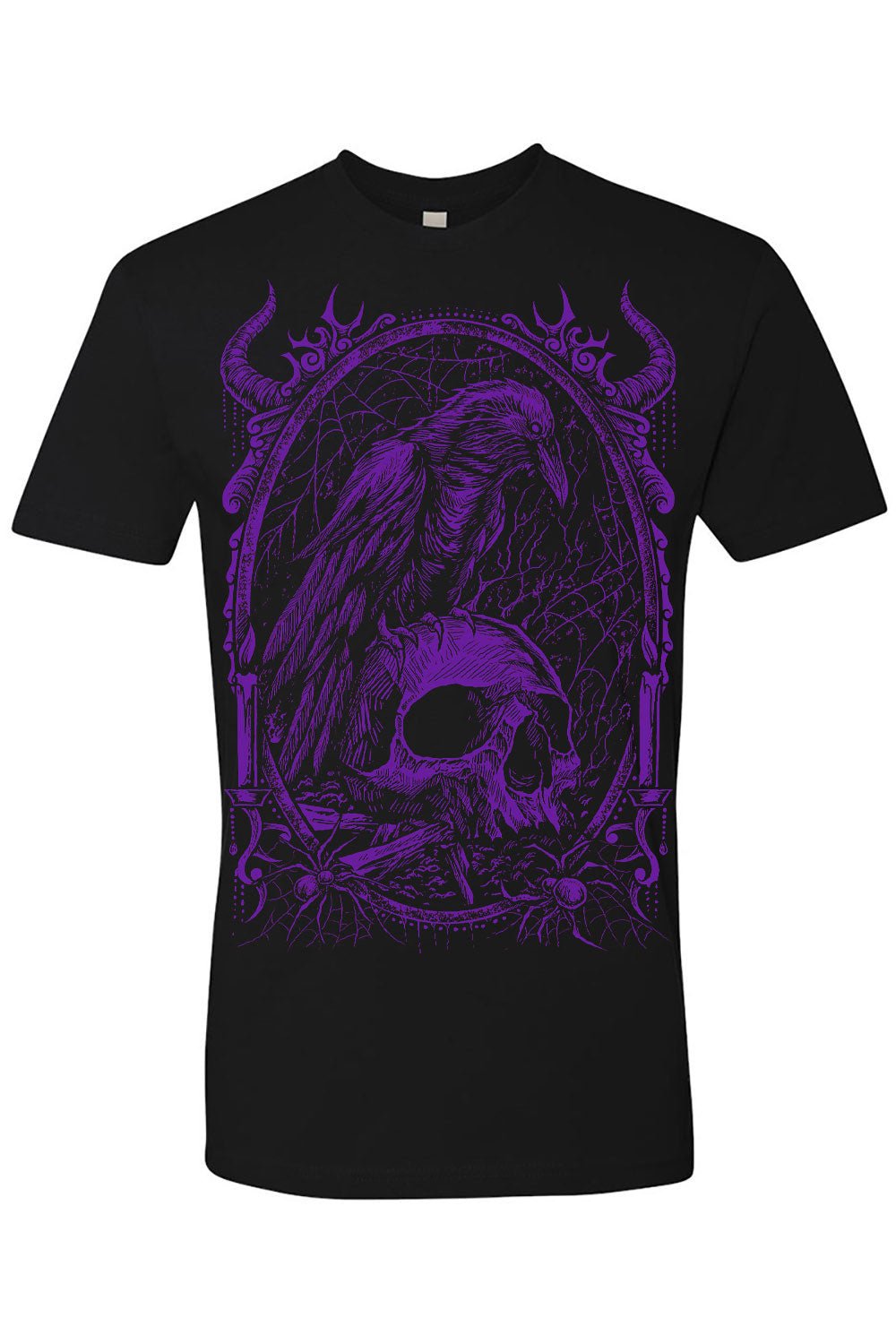 Death Raven T-shirt [PURPLE] - graphic t-shirt - VampireFreaks - VampireFreaks